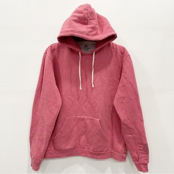 Pearl Izumi Pullover Hoodie Static Logo Pink Men’s Large - Picture 1 of 9